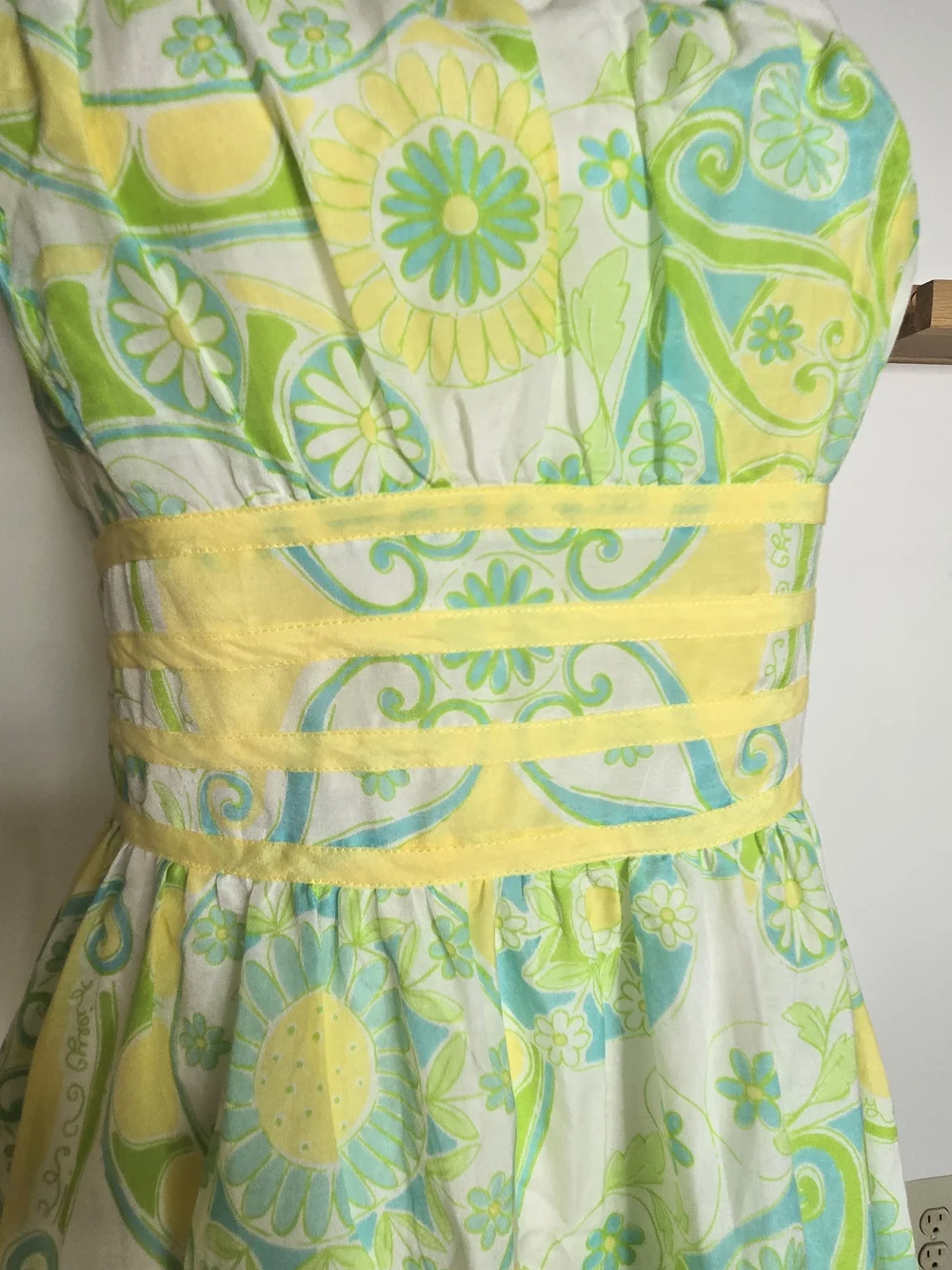 Lilly Pulitzer Katrina Dress White Label Fountain of Youth Cottagecore  Size 4 - Picture 2 of 14